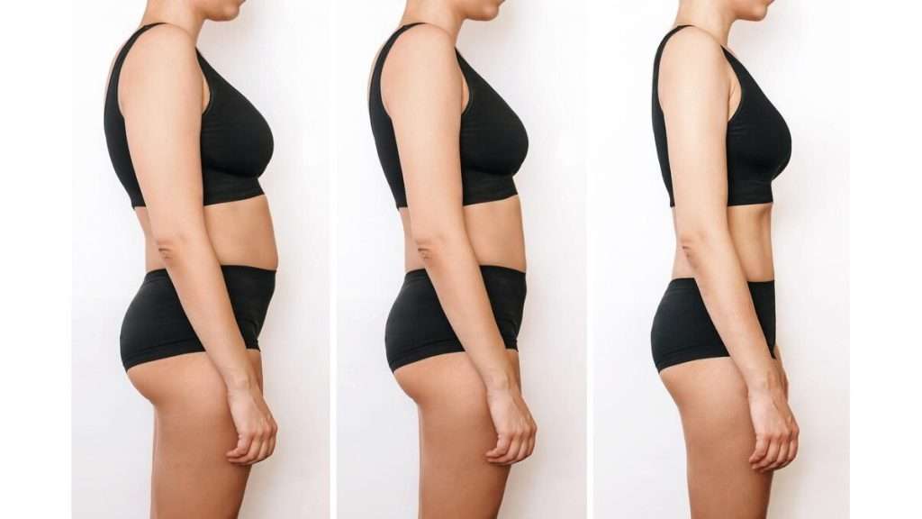 لاغری با نخ مراحل لاغری شخص در حال امبدینگ نمایش داده می شود