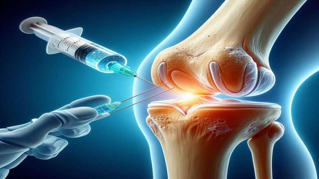 پلاسمای غنی از پلاکت ژل هیالورونیک اسید برای زانو