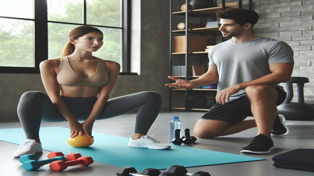 ورزش برای درمان درد دنبالچه خانم در حال ورزش کگل (Kegel Exercises)