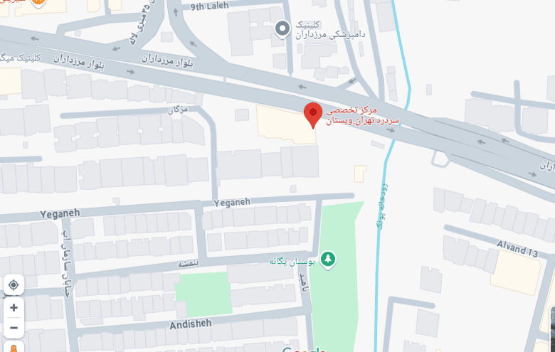 معاینه کاملی از زانو آدرس مرکز prp زانو در تهران کلینیک ویستان