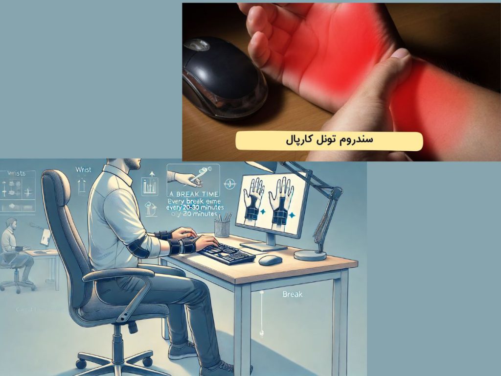 سندروم تونل کارپال عکس سندروم تونل کارپال