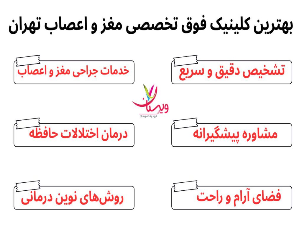 کلینیک ویستان بهترین کلینیک فوق تخصصی مغز و اعصاب تهران