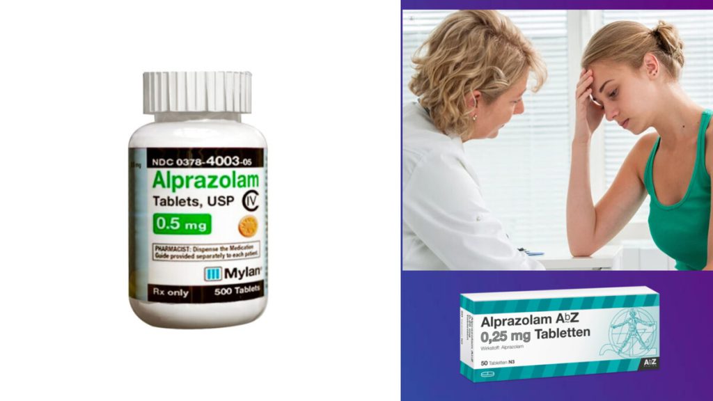 بیمار دچار عوارض قرص آلپرازولام شده است. نشانه های عوارض قرص الپرازولام در زنان و جعبه قرص آلپرازولام