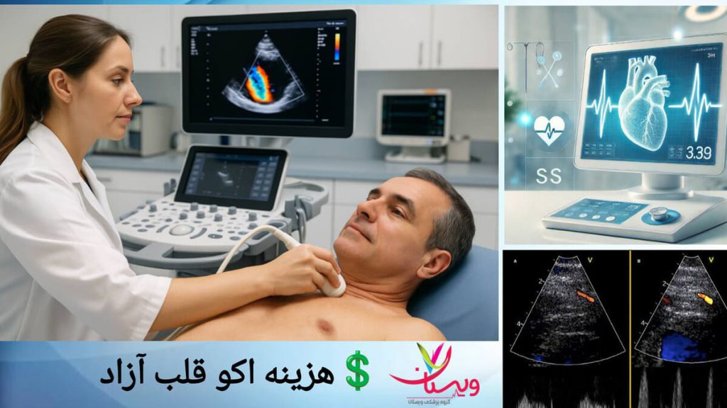 انجام اکو قلب برای یک آقا انجام اکو قلب توسط پزشک و قیمت اکو قلب آزاد