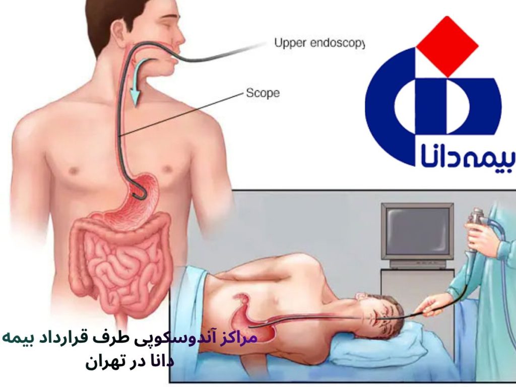 آندوسکوپی بیمه دانا مراکز آندوسکوپی طرف قرارداد بیمه دانا در تهران
