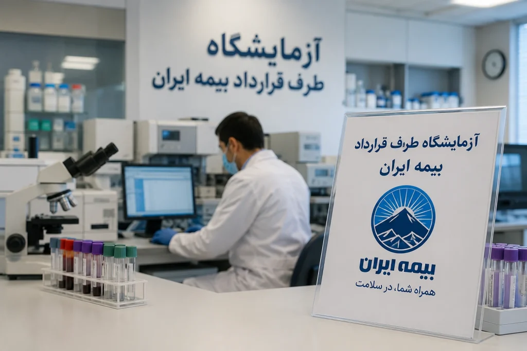 آزمایشگاه بیمه ایران در تهران آزمایشگاههای بیمه ایران در تهران