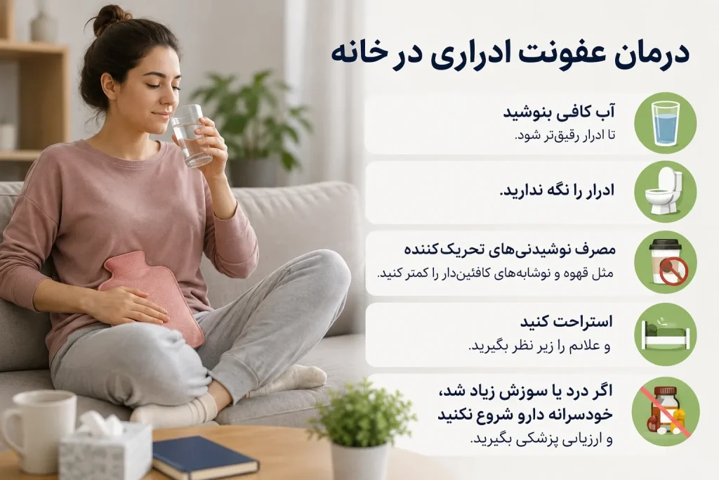 درمان عفونت ادراری در خانه درمان قطعی عفونت ادراری
